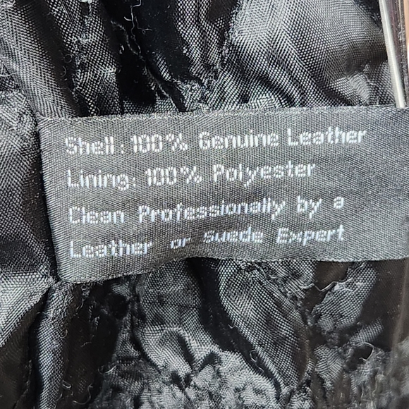 Vintage Leather Black Tan Suede Bomber Jacket Varsity Jacket Men's Size XL - Picture 6 of 6